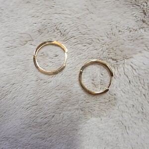 Elegant Gold Hoop Earrings
